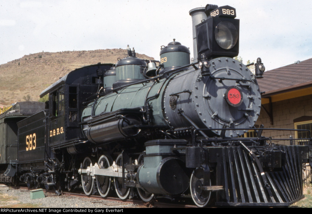 DRG 2-8-0 ng #583 - Denver & Rio Grande